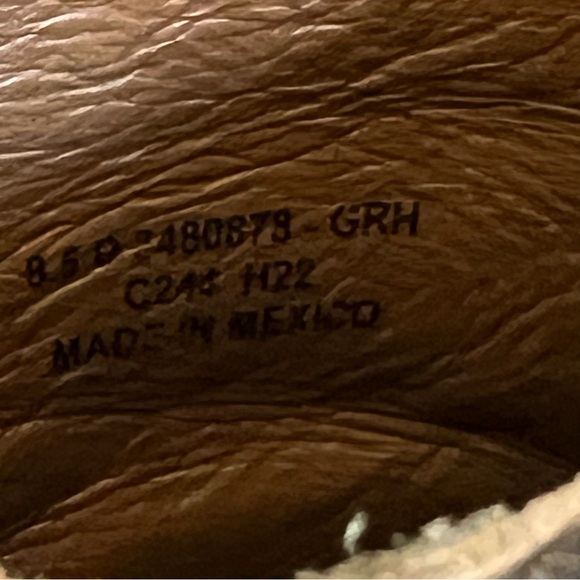 FRYE Cap Toe Lace Up Boots Burnished Brown Men’s US8.5D - Picture 15 of 17